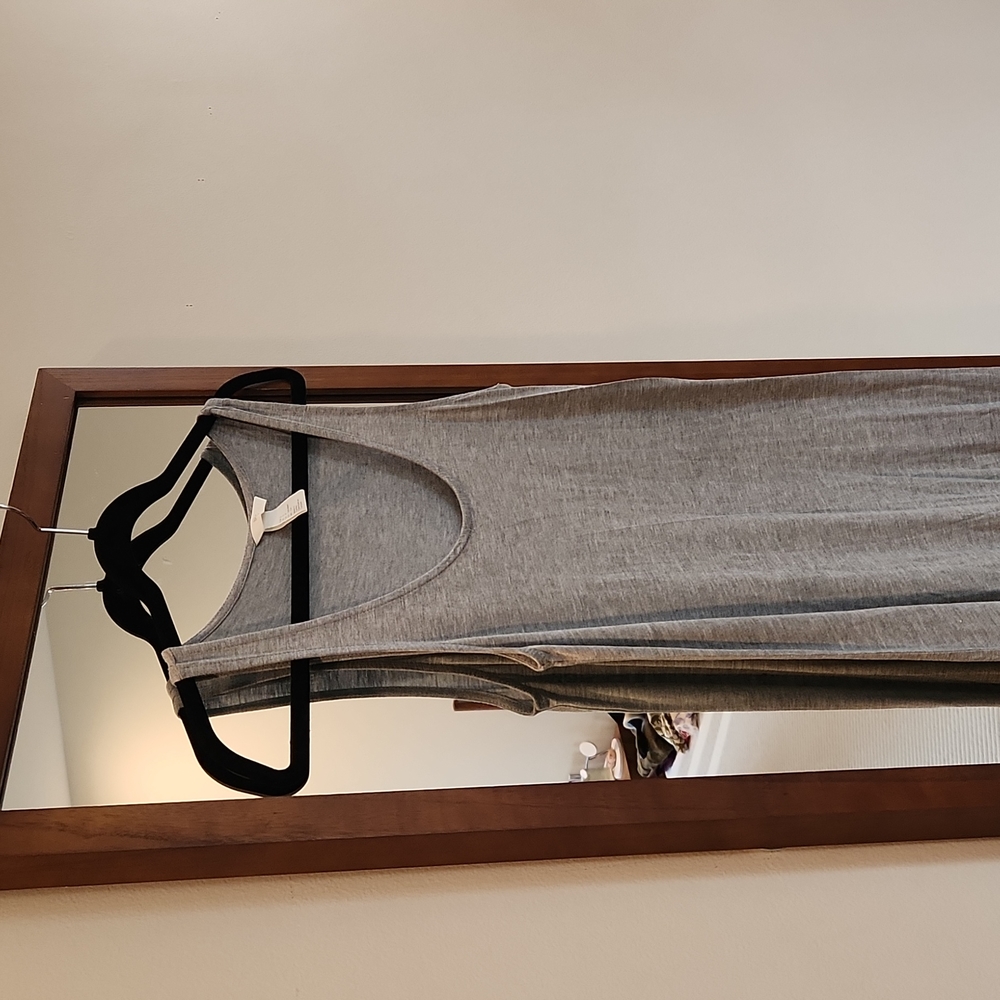 H&M grey maxi tank dress